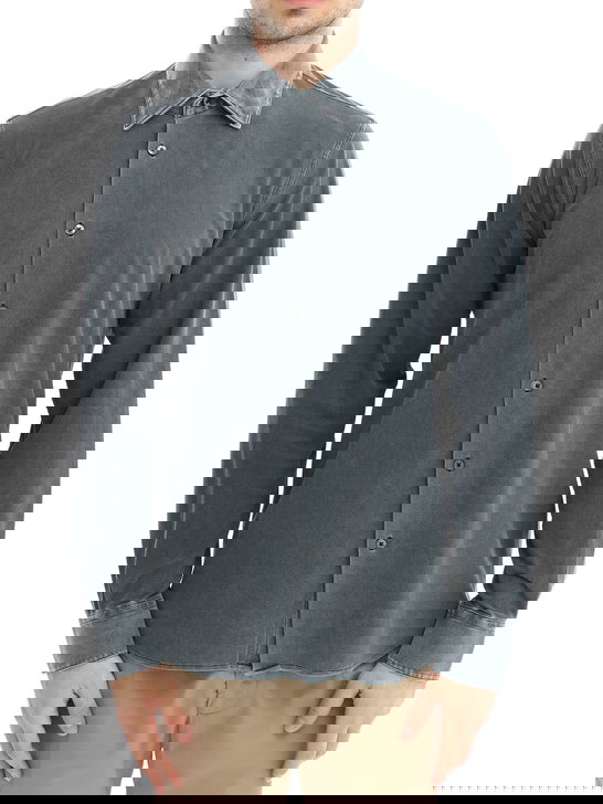 Rrd Camicia RRD Techno Wash Piquè Nero