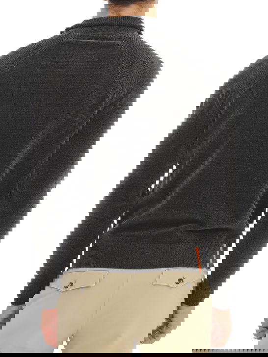 Rrd Maglia RRD Velvet Full Zip Grigio