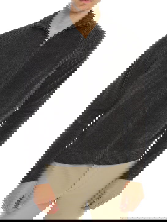 Rrd Maglia RRD Velvet Full Zip Grigio