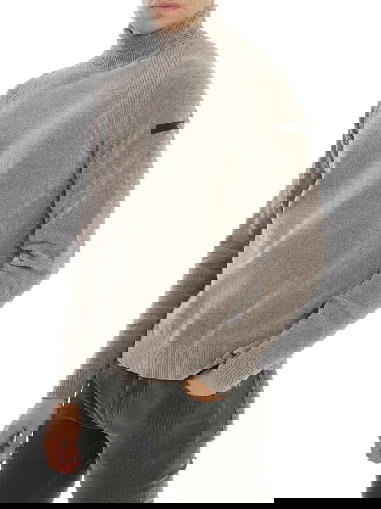 Rrd Maglia RRD Velvet Turtlenck Beige