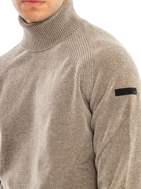 Rrd Maglia RRD Velvet Turtlenck Beige