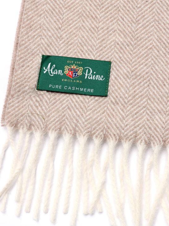 Alan Paine Sciarpa Alan Paine Kinross Cashmere Beige