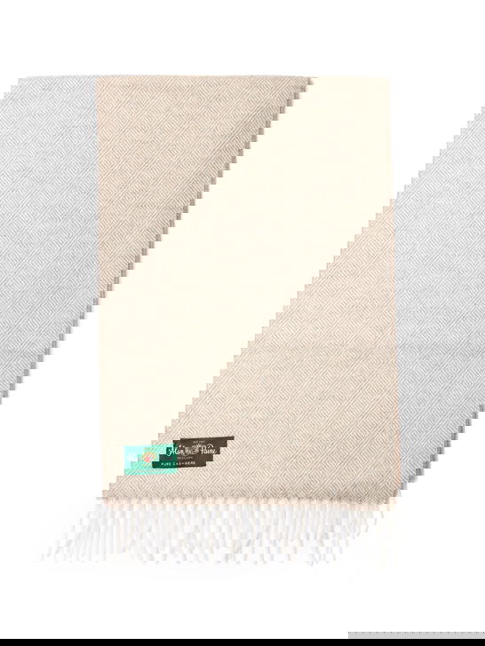 Alan Paine Sciarpa Alan Paine Kinross Cashmere Beige