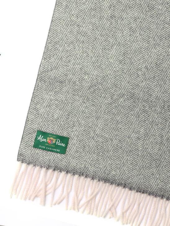 Alan Paine Sciarpa Alan Paine Kinross Cashmere Grigio