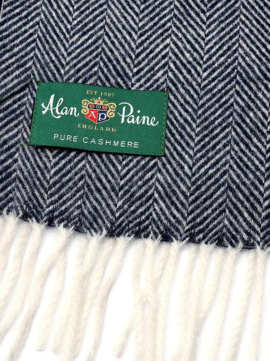 Alan Paine Sciarpa Alan Paine Kinross Cashmere Grigio