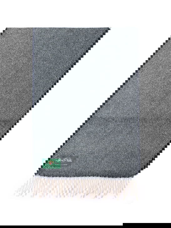 Alan Paine Sciarpa Alan Paine Kinross Cashmere Grigio