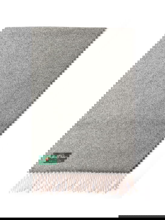 Alan Paine Sciarpa Alan Paine Kinross Cashmere Grigio