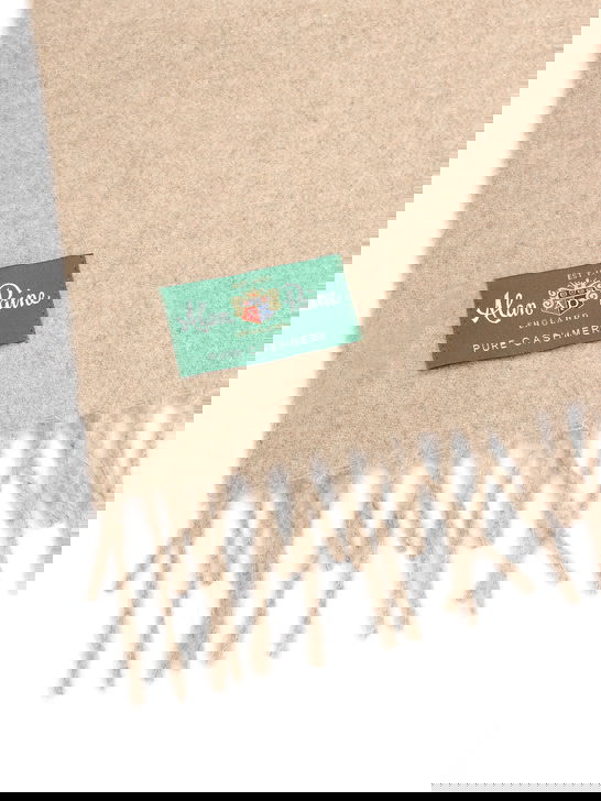 Alan Paine Sciarpa Alan Paine Risbury Cashmere Beige