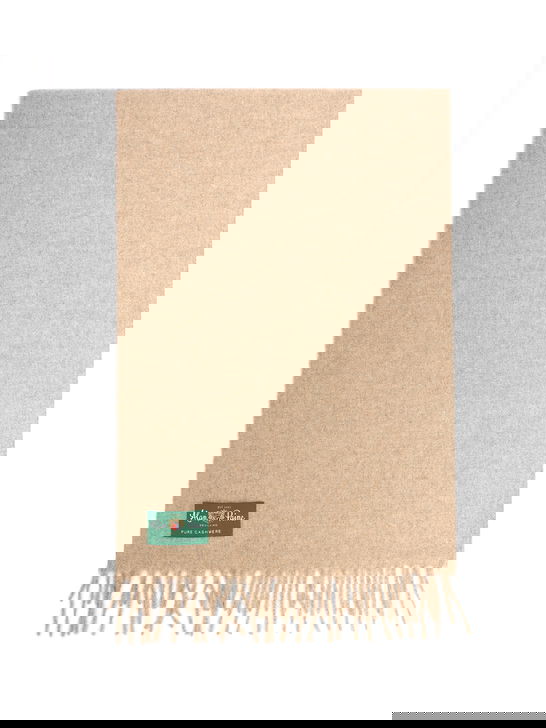 Alan Paine Sciarpa Alan Paine Risbury Cashmere Beige