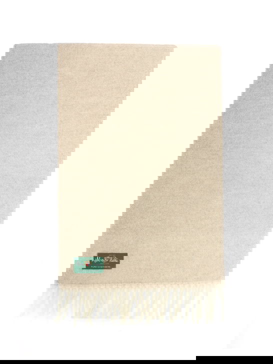 Alan Paine Sciarpa Alan Paine Tackely Cashmere Beige