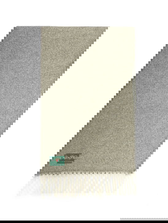 Alan Paine Sciarpa Alan Paine Tackely Cashmere Verde/Grigio