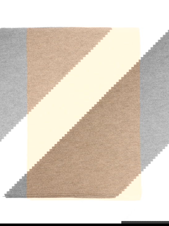 Barna Cashmere Sciarpa Barna Cashmere Bicolore Beige/Beige
