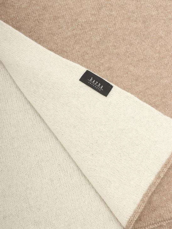 Barna Cashmere Sciarpa Barna Cashmere Bicolore Beige/Beige