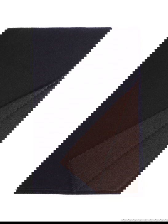 Barna Cashmere Sciarpa Barna Cashmere Bicolore Blu/Marrone
