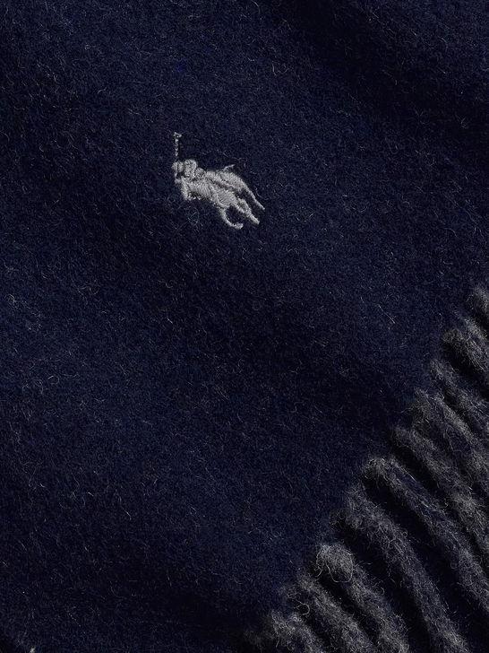 Polo Ralph Lauren Sciarpa Polo Ralph Lauren Double-Face Blu