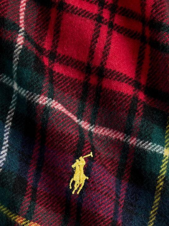 Polo Ralph Lauren Sciarpa Polo Ralph Lauren Scozzese Rosso