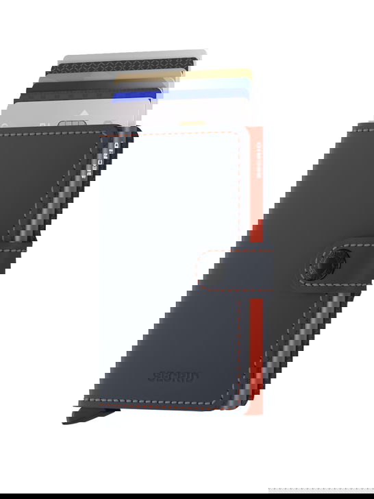 Secrid Portafoglio Secrid Matte Blu-Arancione