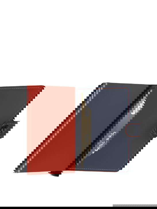 Secrid Portafoglio Secrid Matte Blu-Arancione