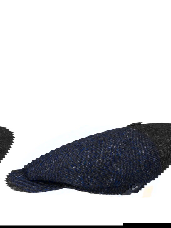 Stetson Coppola Stetson Hatteras Herringbone Blu