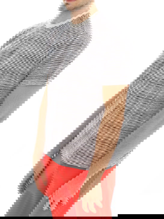 Majestic Filatures T-Shirt Majestic Filatures Harold Righe Blu