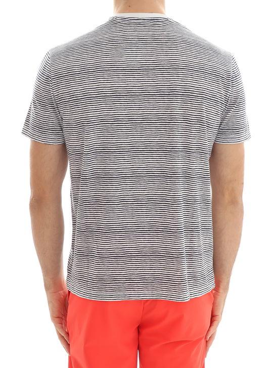 Majestic Filatures T-Shirt Majestic Filatures Harold Righe Blu