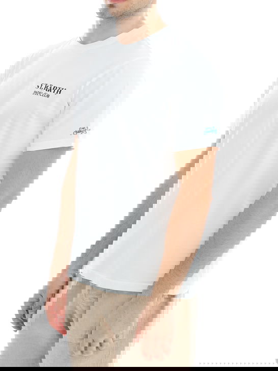 Mc2 Saint Barth T-Shirt MC2 Saint Barth Stampata Bianco