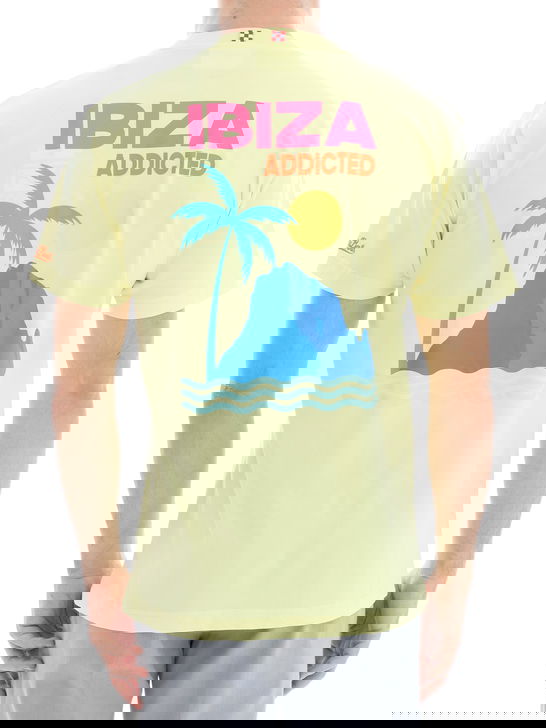 Mc2 Saint Barth T-Shirt MC2 Saint Barth Stampata Giallo