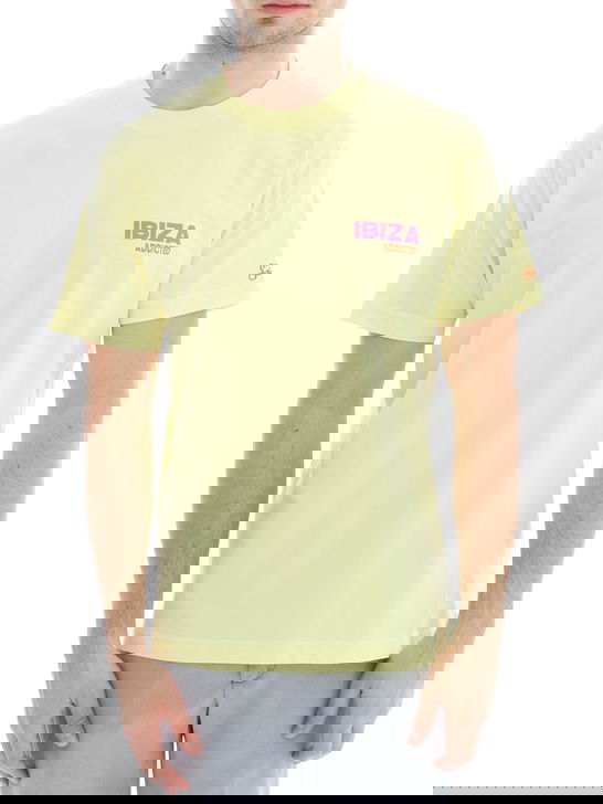 Mc2 Saint Barth T-Shirt MC2 Saint Barth Stampata Giallo