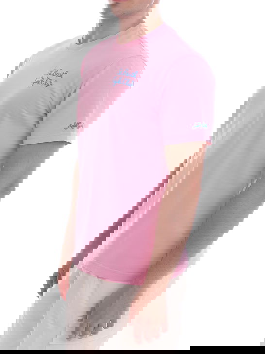 Mc2 Saint Barth T-Shirt MC2 Saint Barth Stampata Rosa