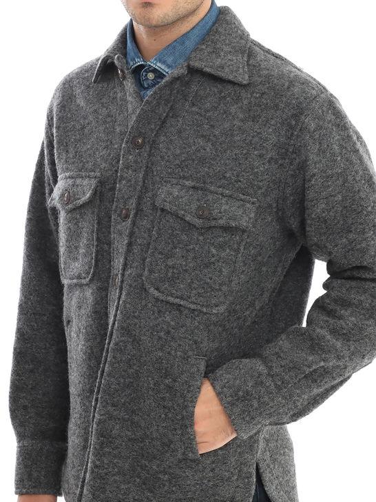 Tintoria Mattei Overshirt Tintoria Mattei Grigio