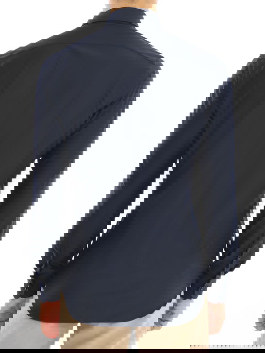 Xacus Camicia Xacus Flanella Tecnica Blu