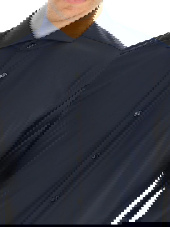 Xacus Camicia Xacus Flanella Tecnica Blu