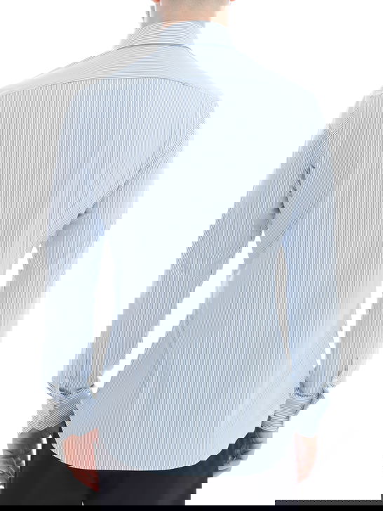 Xacus Camicia Xacus Taylor Active Bianco-Azzurro