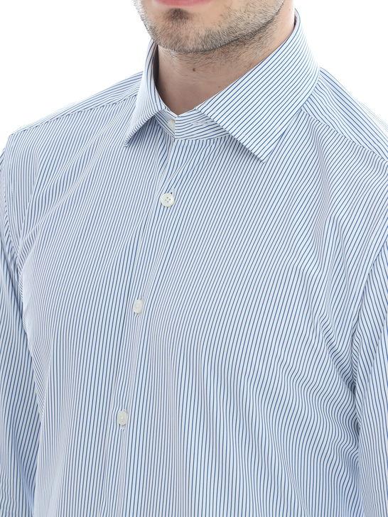 Xacus Camicia Xacus Taylor Active Bianco-Azzurro