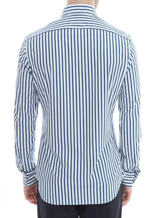 Xacus Camicia Xacus Taylor Active Bianco-Blu