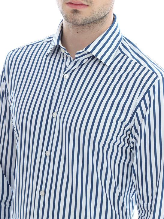 Xacus Camicia Xacus Taylor Active Bianco-Blu