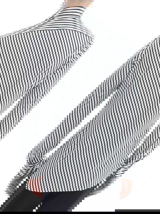 Xacus Camicia Xacus Taylor Active Bianco-Marrone