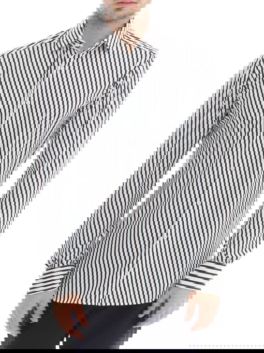 Xacus Camicia Xacus Taylor Active Bianco-Marrone