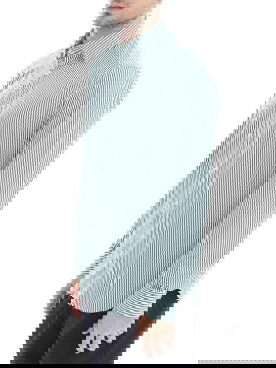 Xacus Camicia Xacus Taylor Active Bianco-Verde