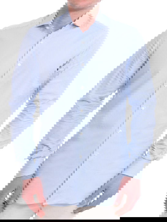 Xacus Camicia Xacus Taylor Bianco-Azzurro