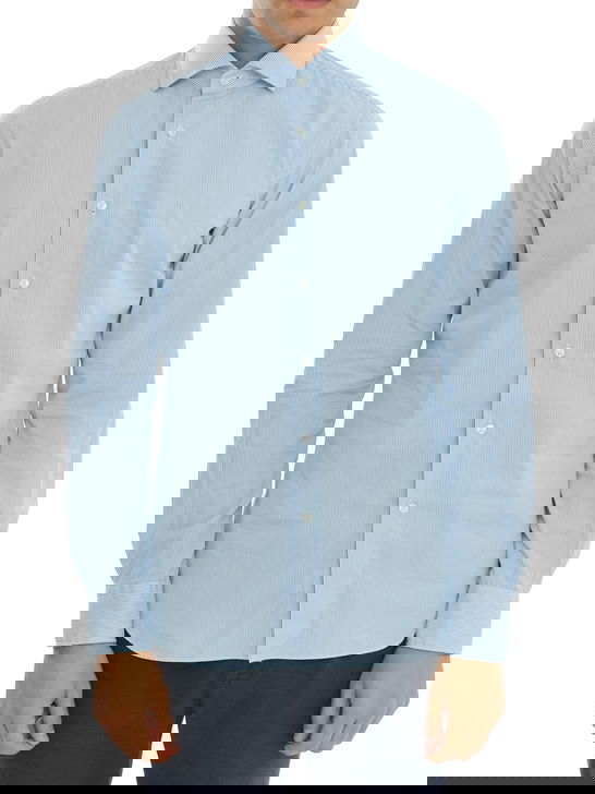 Xacus Camicia Xacus Taylor Bianco-Azzurro