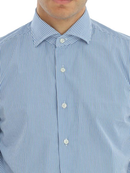 Xacus Camicia Xacus Taylor Bianco-Blu