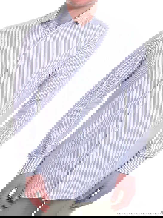 Xacus Camicia Xacus Taylor Bianco-Blu