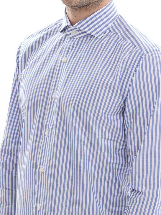 Xacus Camicia Xacus Taylort Bianco-Blu