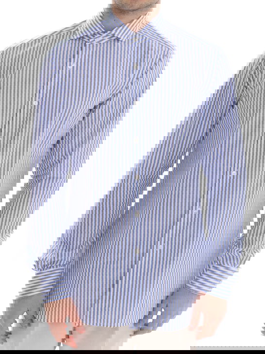 Xacus Camicia Xacus Taylort Bianco-Blu