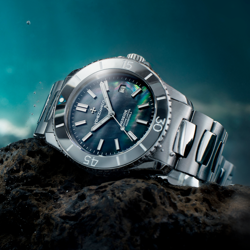 Venezianico NEREIDE TUNGSTENO - Madreperla Limited Edition