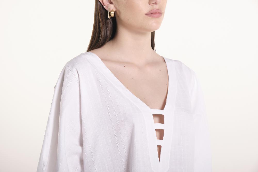 Verdiani Abito Cotone Jacquard