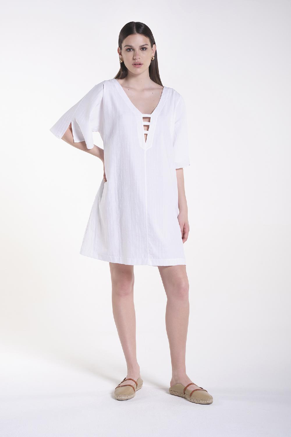 Verdiani Abito Cotone Jacquard