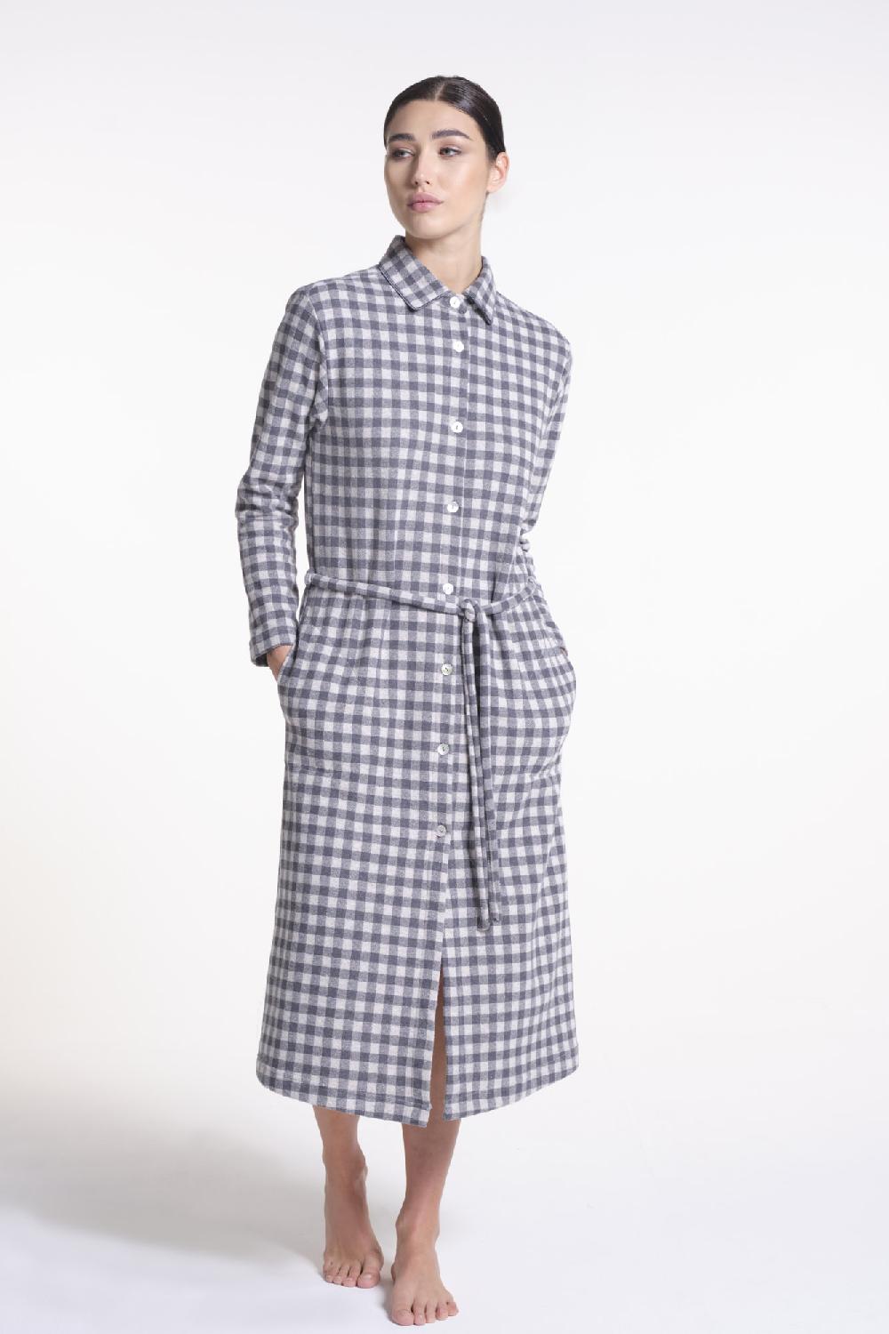 Verdiani Abito Jacquard Vichy