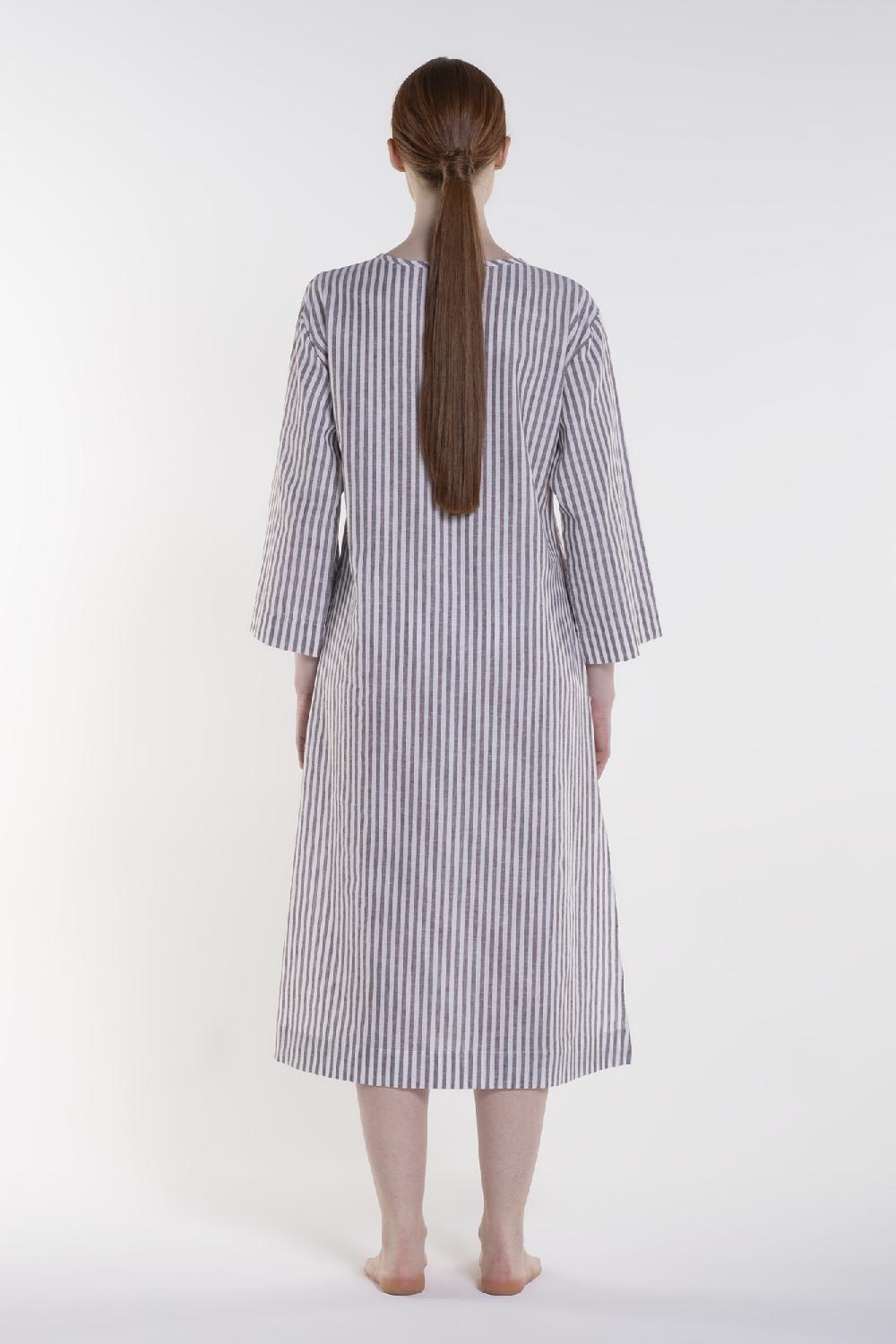 Verdiani Abito Lino/Cotone Riga